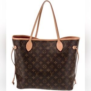 Louis Vuitton Neverfull MM Brown Monogram Tote Bag